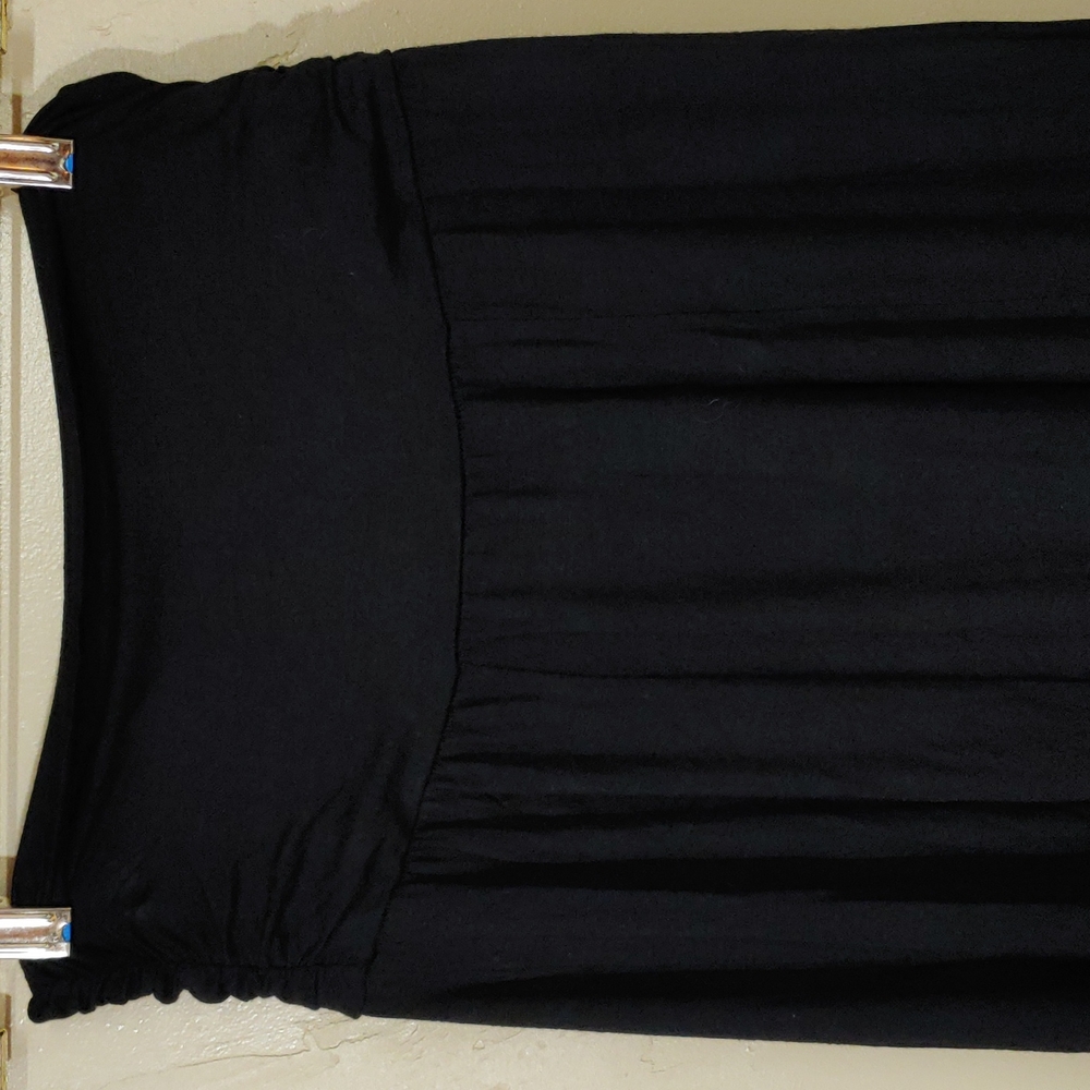 B Design Sheer Ruffle Bottom Long Skirt L - Picture 2 of 14